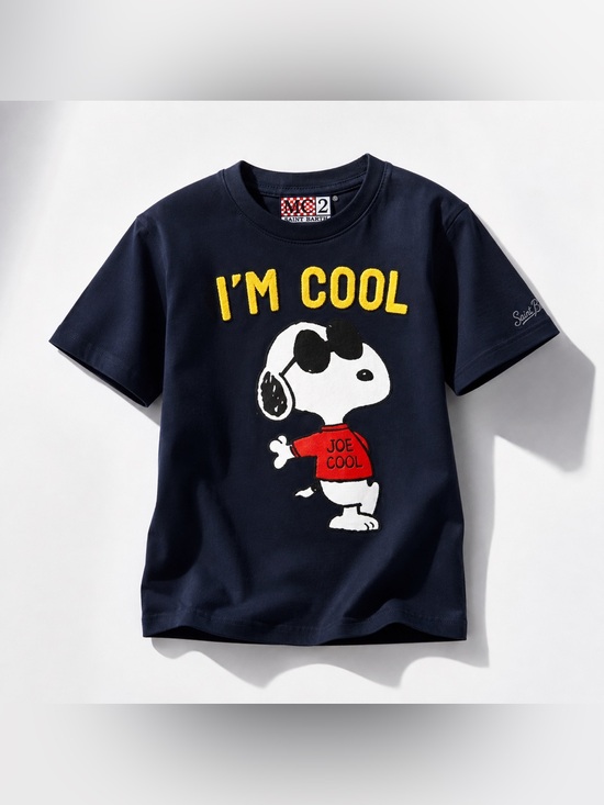 MC2 Saint Barth Other - MC2 Saint Barth Boys T-Shirt I’m Cool” Snoopy Peanuts T-shirt, navy blue size 8